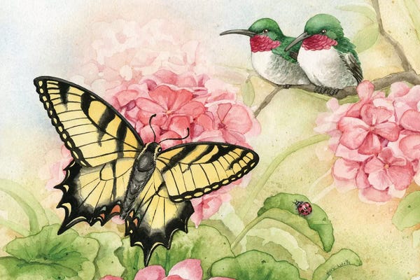 Butterflies: Humingbird Garden I by Tracy Lizotte
