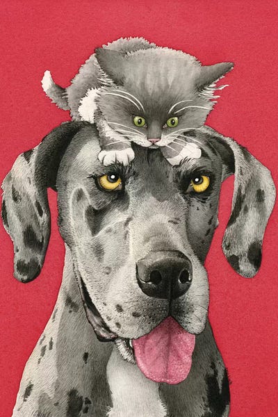 Great Danes: Kitten Around by Tracy Lizotte