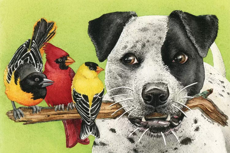 Lets Play Fetch by Tracy Lizotte wall art