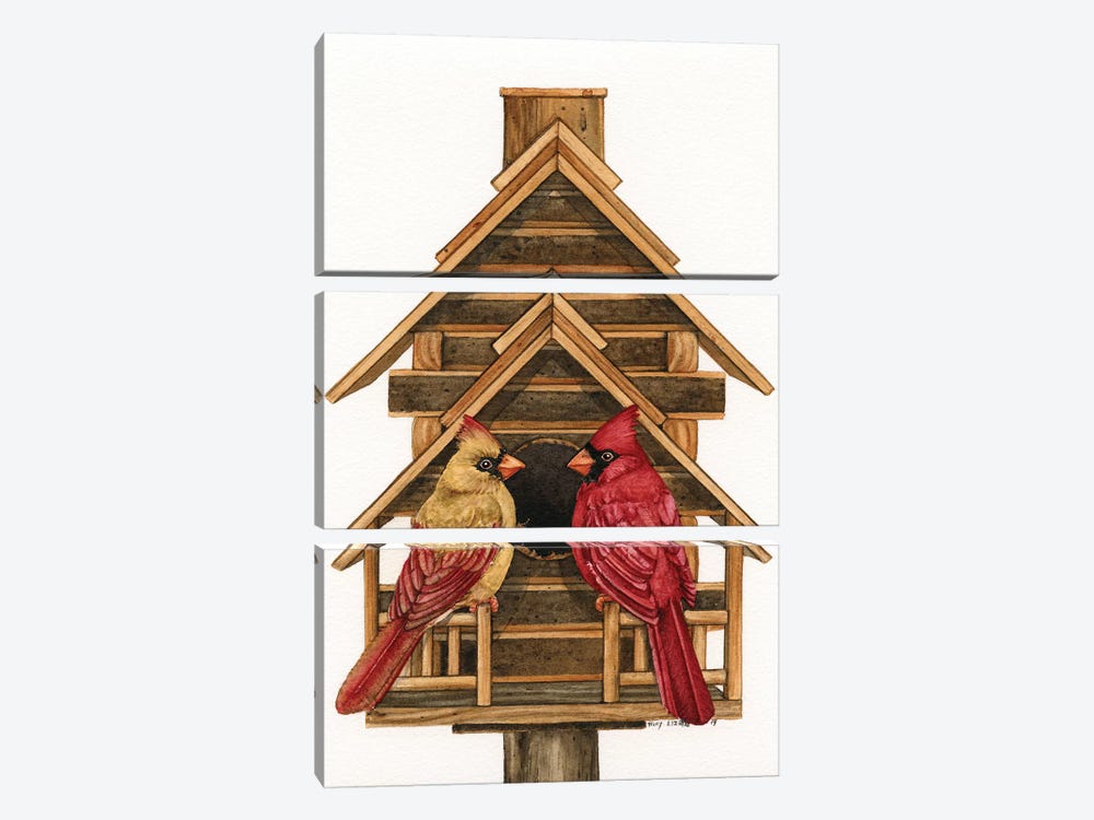 Log Home Living by Tracy Lizotte 3-piece Canvas Artwork