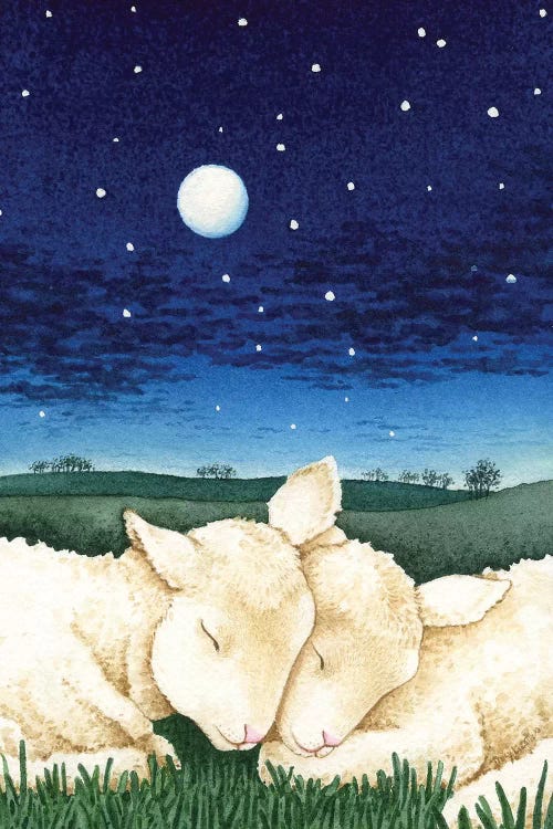 Sleeping Lambs by Tracy Lizotte wall art