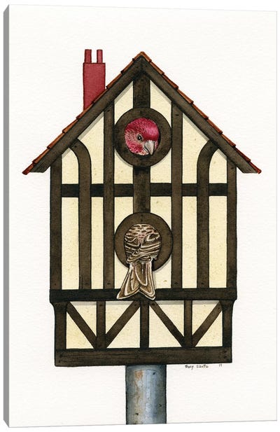 Tudor Living Canvas Art Print - Lakehouse Décor