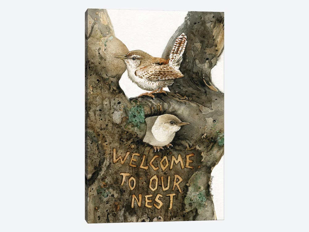Welcome To Our Nest by Tracy Lizotte 1-piece Canvas Art Print