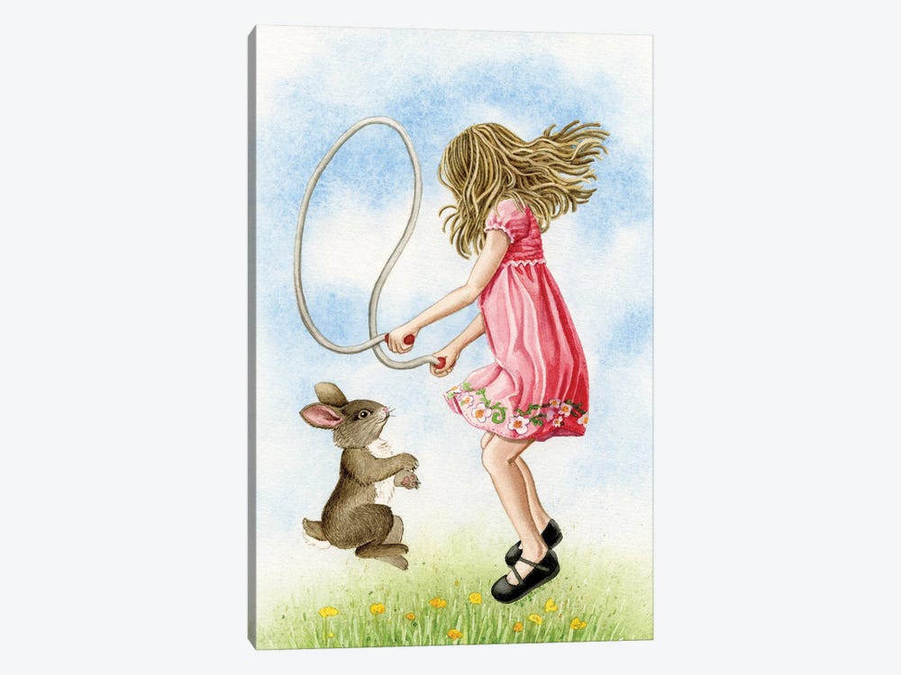 Jumping Rope by Tracy Lizotte 1-piece Canvas Art