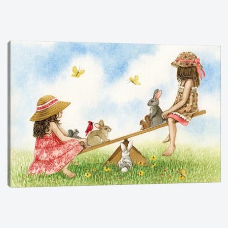 SeeSaw Canvas Print #TLZ99} by Tracy Lizotte Canvas Art