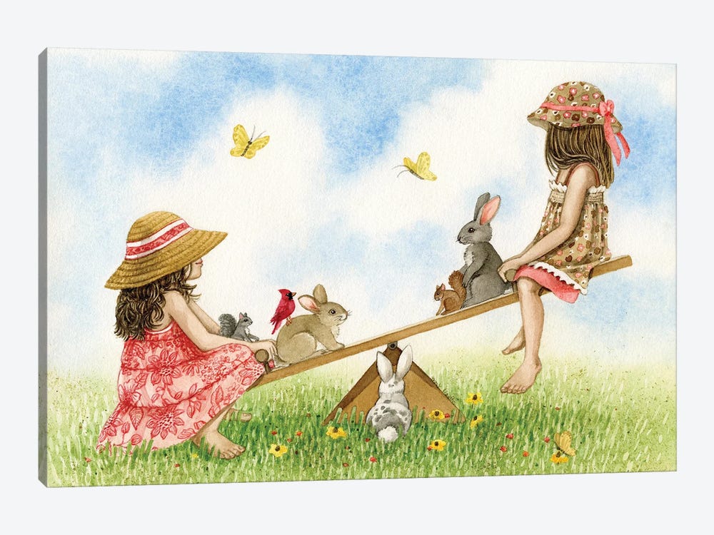 SeeSaw by Tracy Lizotte 1-piece Canvas Wall Art