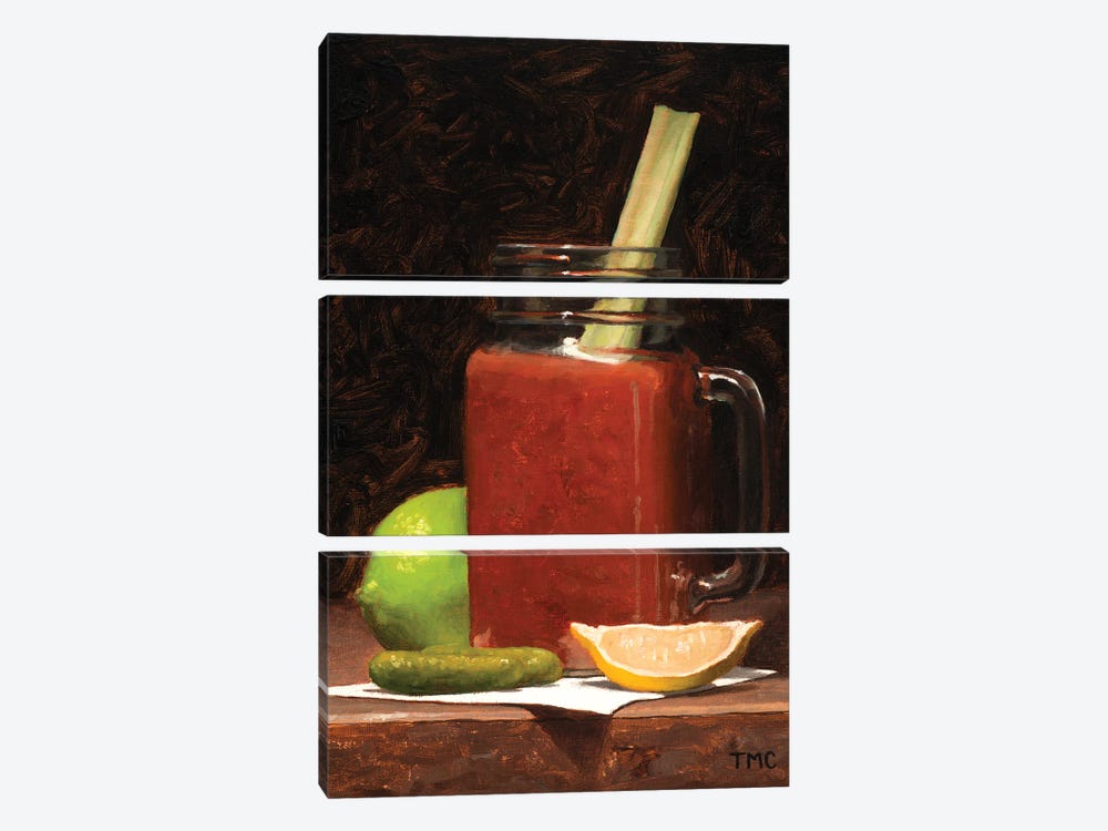 Bloody Mary by Todd M. Casey 3-piece Canvas Artwork