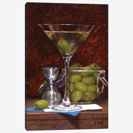 Dirty Martini Canvas Print #TMC4} by Todd M. Casey Canvas Art