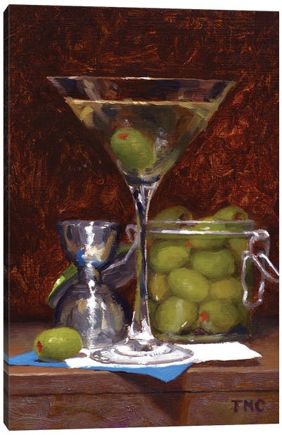 Dirty Martini Canvas Art Print - Martini