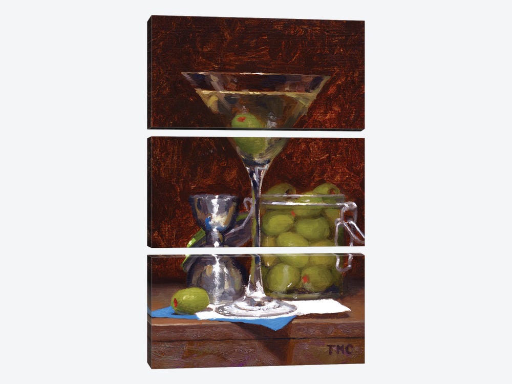 Dirty Martini by Todd M. Casey 3-piece Art Print