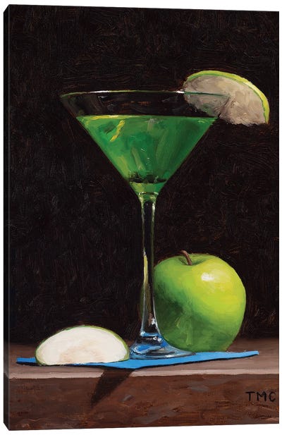 Sour Apple Martini Canvas Art Print