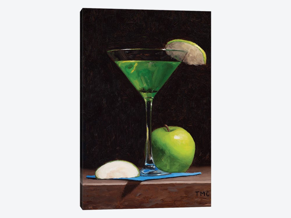 Sour Apple Martini by Todd M. Casey 1-piece Canvas Artwork