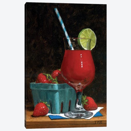 Strawberry Daquiri Canvas Print #TMC8} by Todd M. Casey Canvas Print