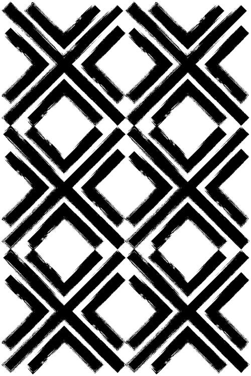 Cross Pattern Black