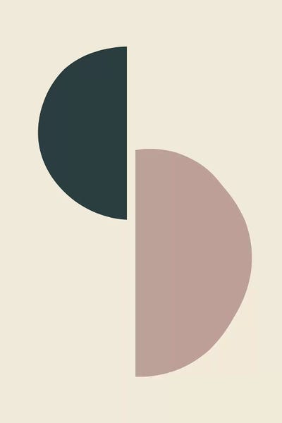 Mid-Century 2 Half Circles