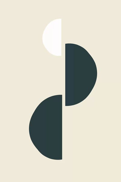 Mid-Century 3 Half Circles