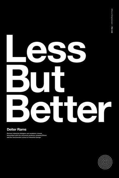 Inspirational Office: #10 - Less, But Better by The Maisey Design Shop