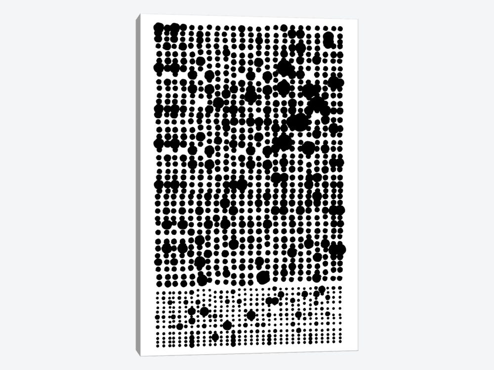 Rows Of Dots by The Maisey Design Shop 1-piece Canvas Wall Art