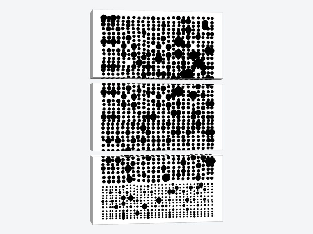 Rows Of Dots by The Maisey Design Shop 3-piece Canvas Art