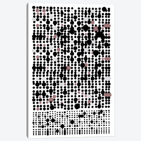 Rows Of Dots II Canvas Print #TMD50} by The Maisey Design Shop Art Print