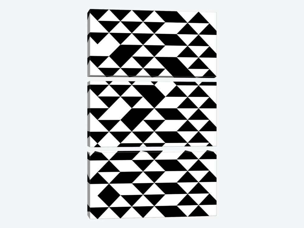 Triangle Pattern 3-piece Canvas Artwork