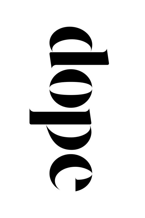 Dope on White by The Maisey Design Shop wall art