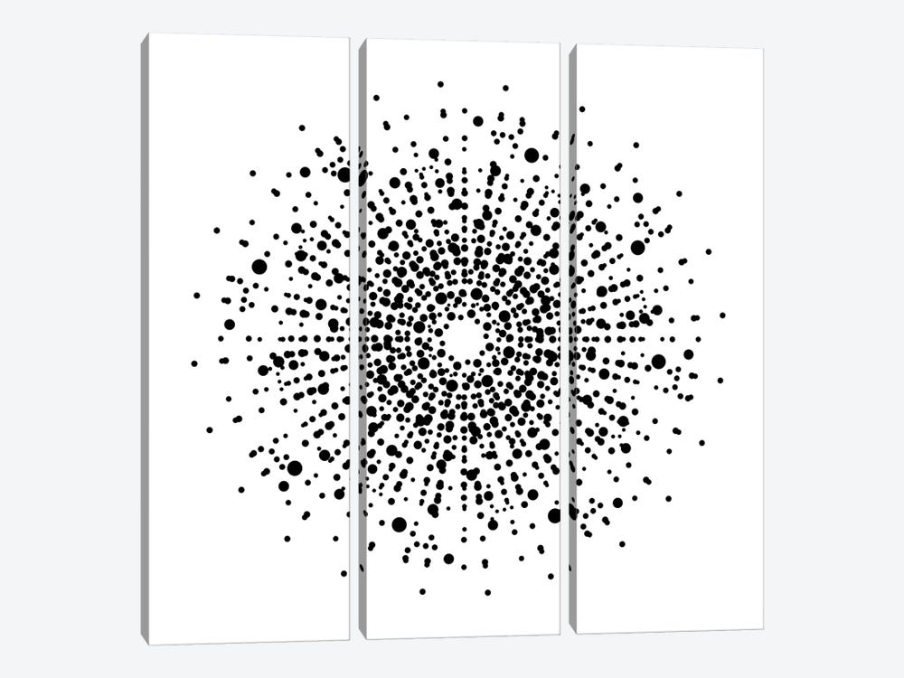 Black+White Dot Gallery Wall III by The Maisey Design Shop 3-piece Art Print