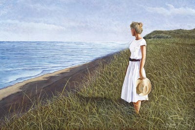 A View of the Sea by Tom Mielko canvas print