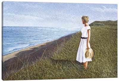 A View of the Sea Canvas Art Print