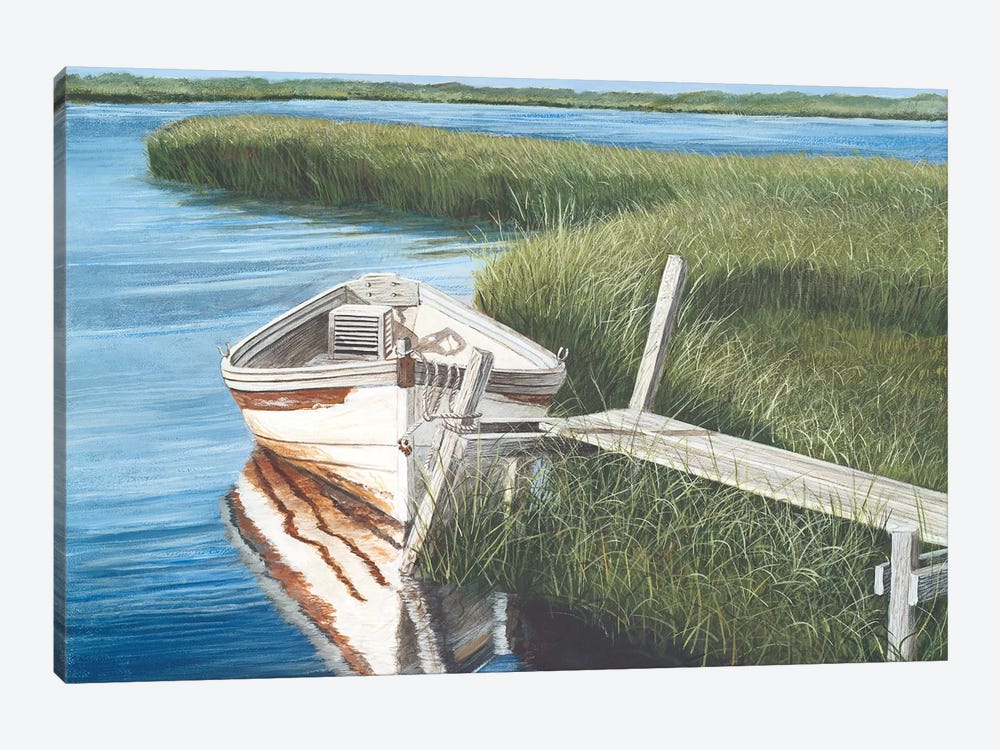 Harbor Secrets  by Tom Mielko 1-piece Canvas Art