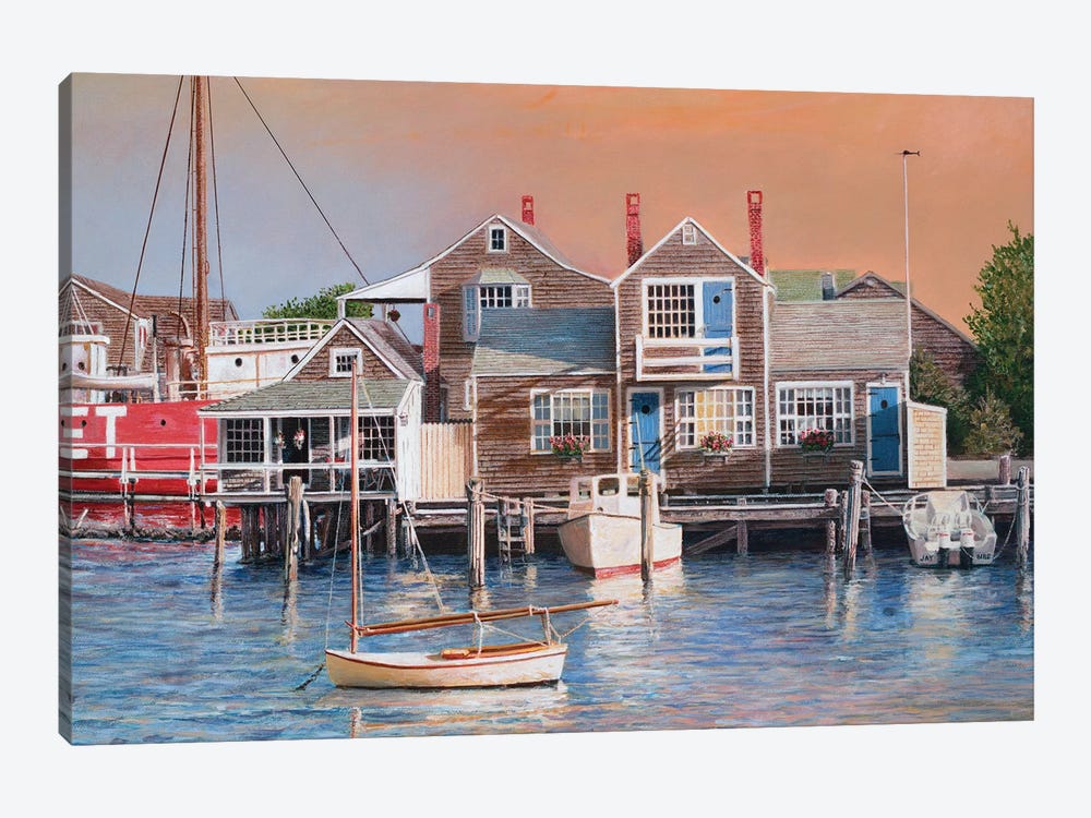 Harbor Sunrise by Tom Mielko 1-piece Art Print