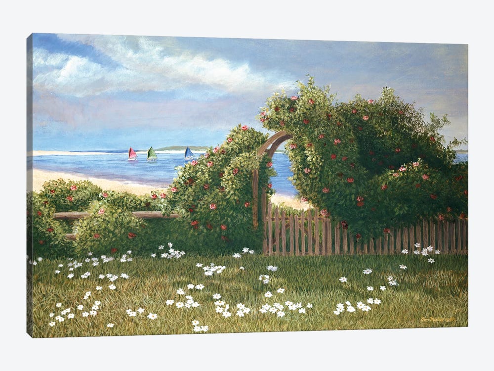 Island Trelli by Tom Mielko 1-piece Canvas Print