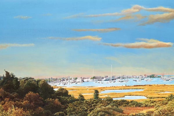 Tom Mielko: Nantucket Marina by Tom Mielko