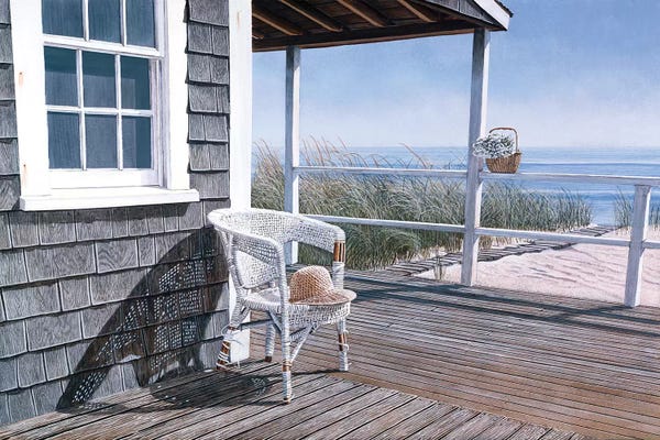 Large Coastal Art - Canvas Prints: Afternoon Nap by Tom Mielko