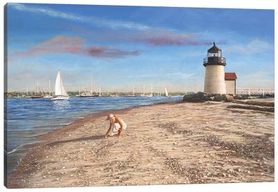 Sea Gems Canvas Art Print - Lighthouse Art