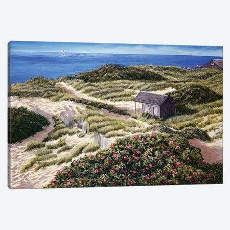 Steps Beach Canvas Print #TMI43} by Tom Mielko Canvas Print