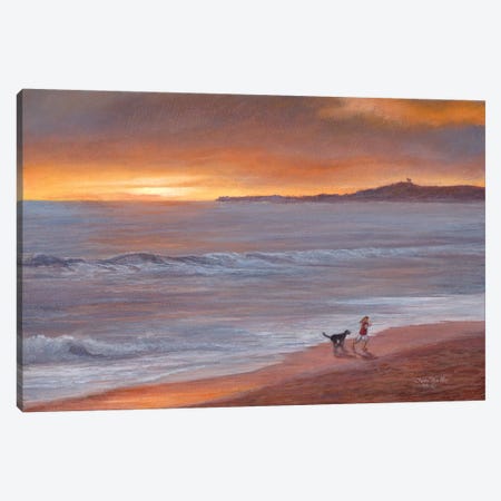 Sunset Canvas Print #TMI51} by Tom Mielko Canvas Wall Art
