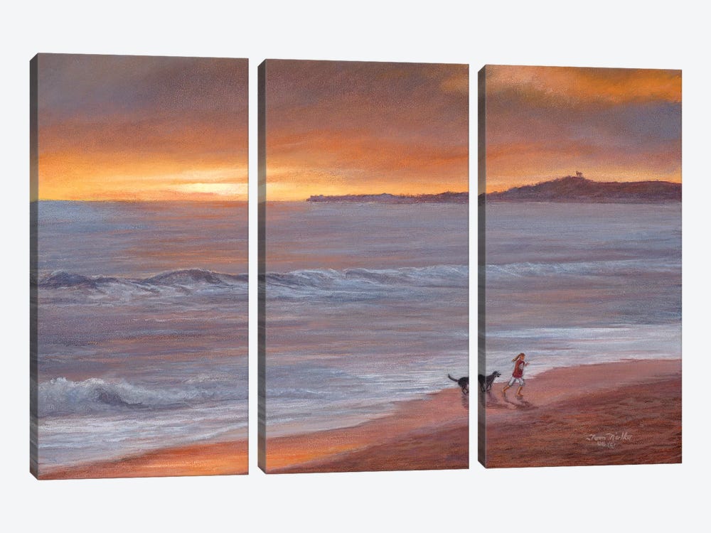 Sunset by Tom Mielko 3-piece Art Print