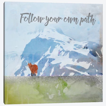 Follow Your Own Path Canvas Print #TMK51} by Tammy Kushnir Canvas Artwork