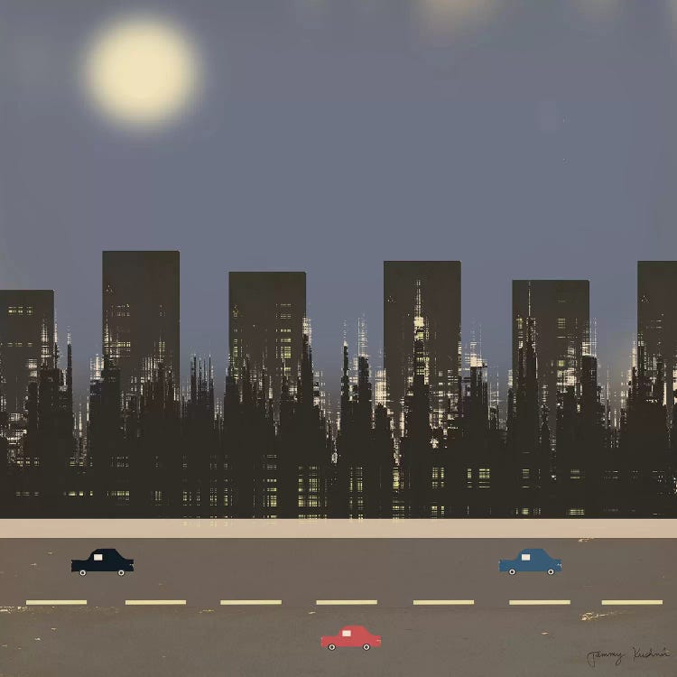 Nightime In The City II by Tammy Kushnir wall art