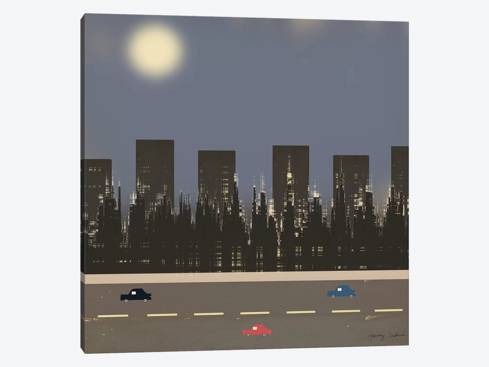 Nightime In The City II by Tammy Kushnir 1-piece Art Print
