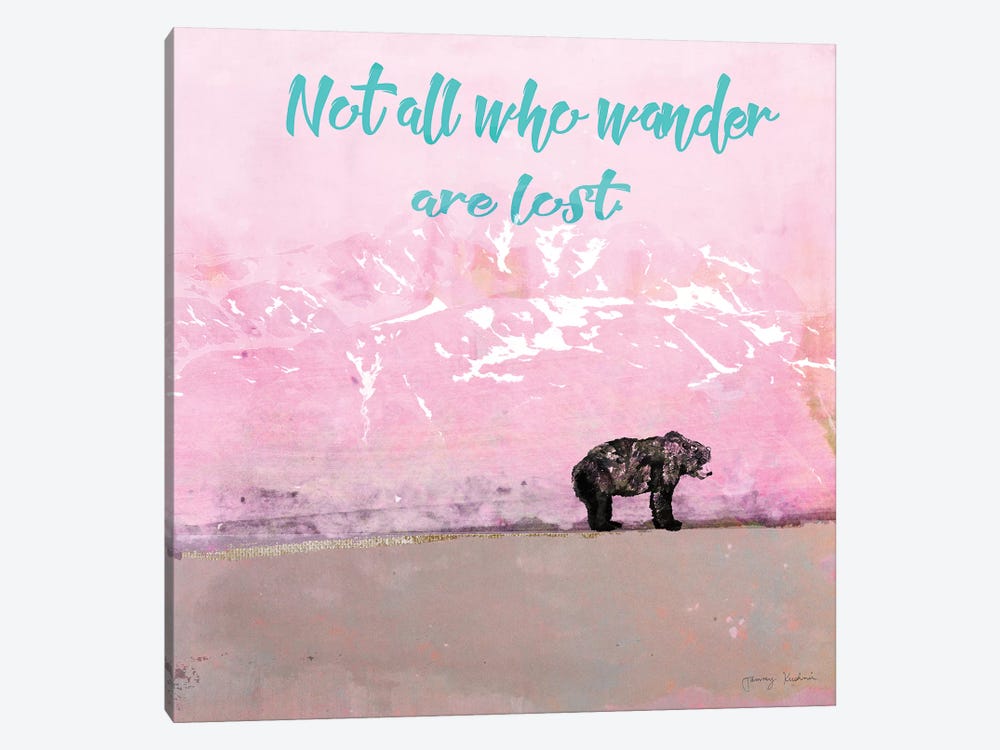 Not All Who Wander by Tammy Kushnir 1-piece Canvas Artwork