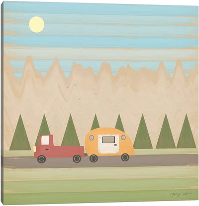 Search for Adventure III Canvas Art Print - Camping Art