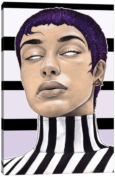 Gamma Canvas Art Print - #BlackGirlMagic