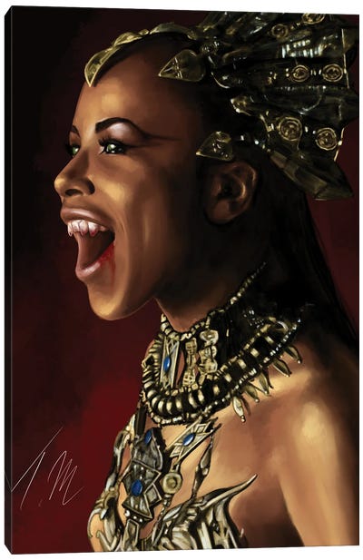 Queen Akasha Canvas Art Print - Tafari Mills