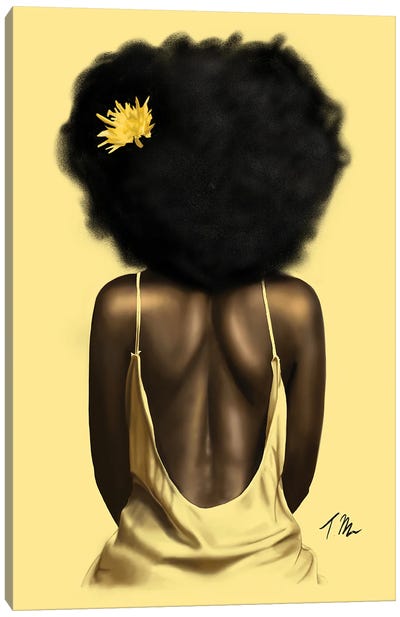 Glow Canvas Art Print - #BlackGirlMagic