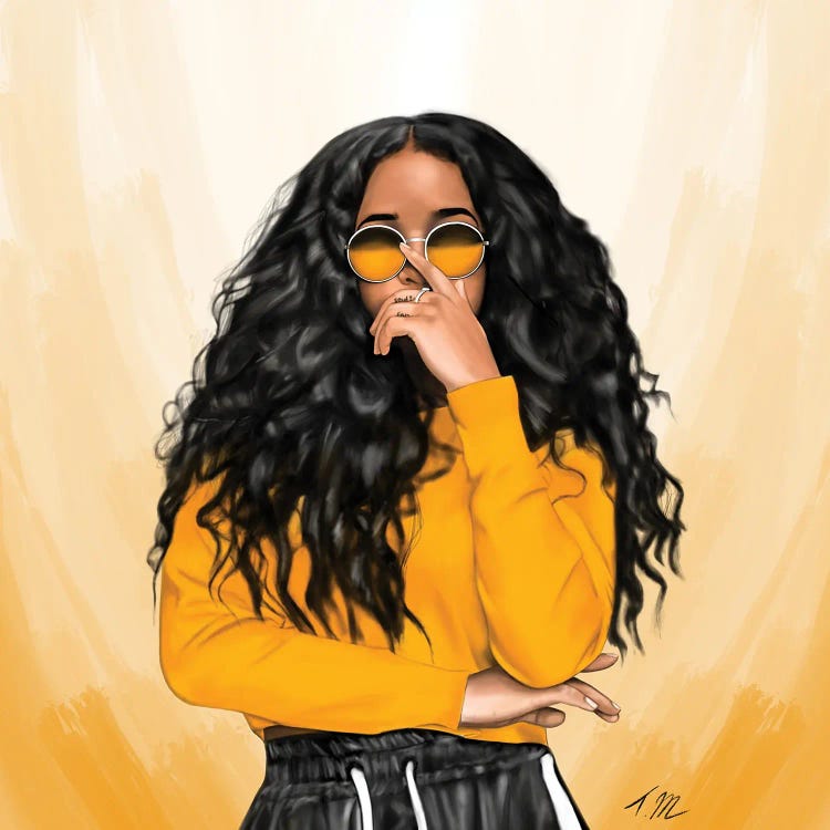 H.E.R by Tafari Mills wall art