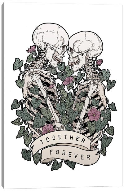 Together Forever Canvas Art Print - Love is Eternal