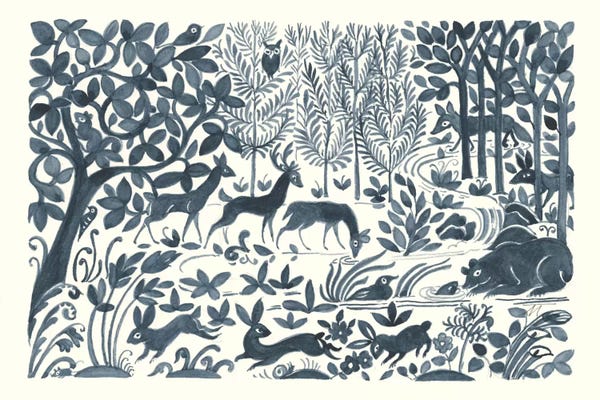 Kids Animal Art: Forest Life II by Miranda Thomas