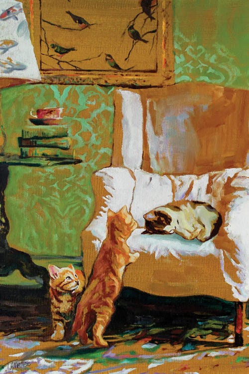 Curious Kittens III by Timothy Adam Matthews wall art